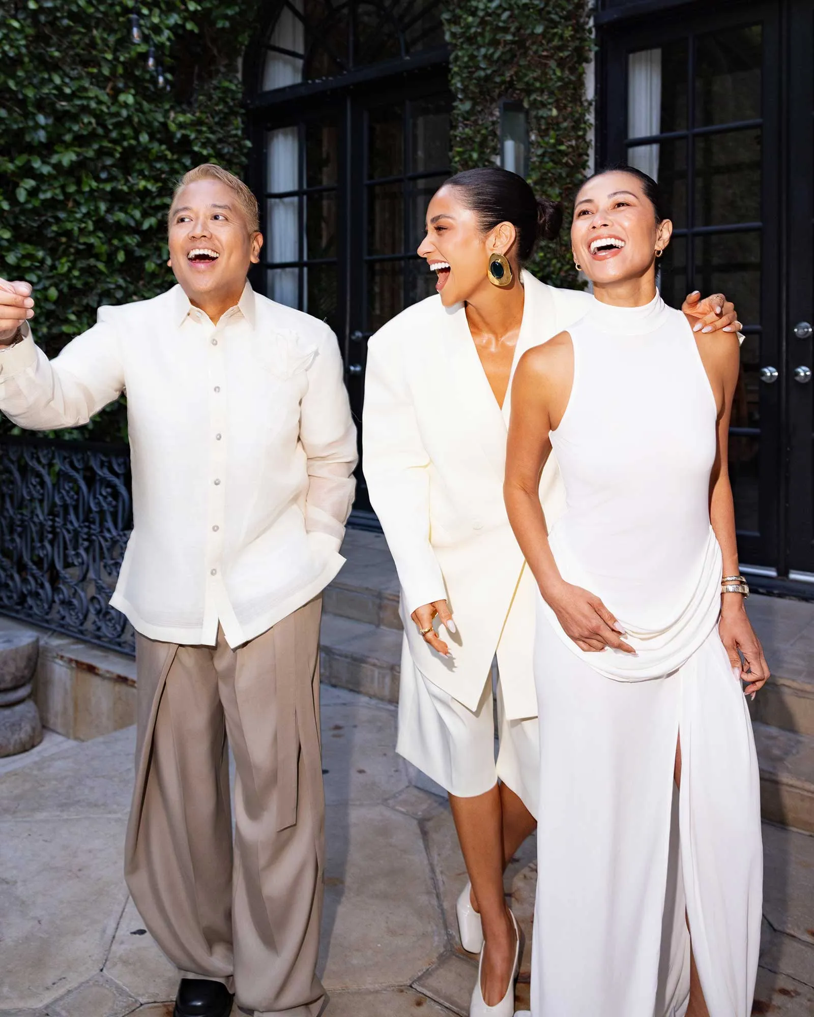 Rembrandt Flores, Shay Mitchell and Raissa Gerona
