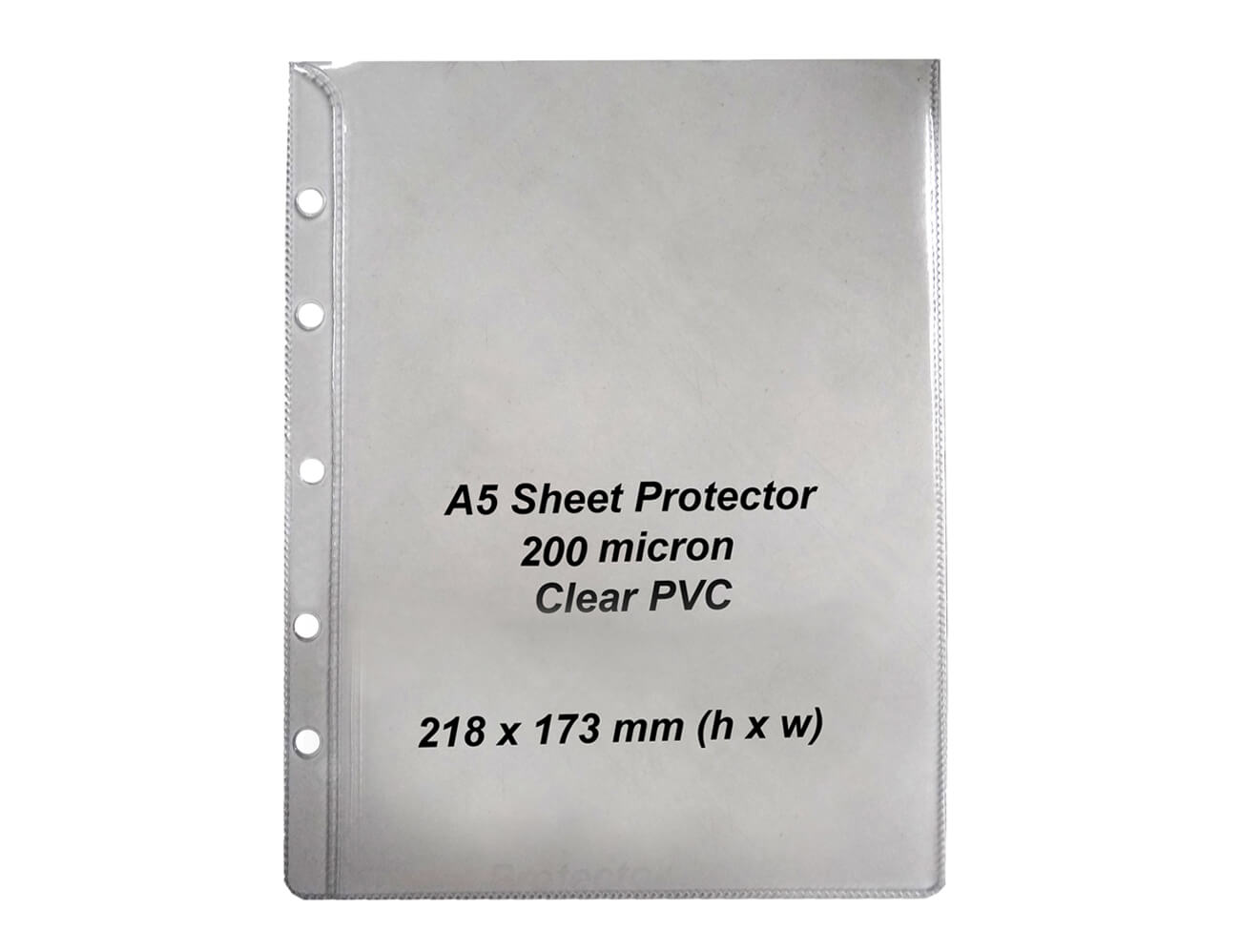 Sheet Protectors A5 Heavy Duty PVC 25Pk Plastics Australia