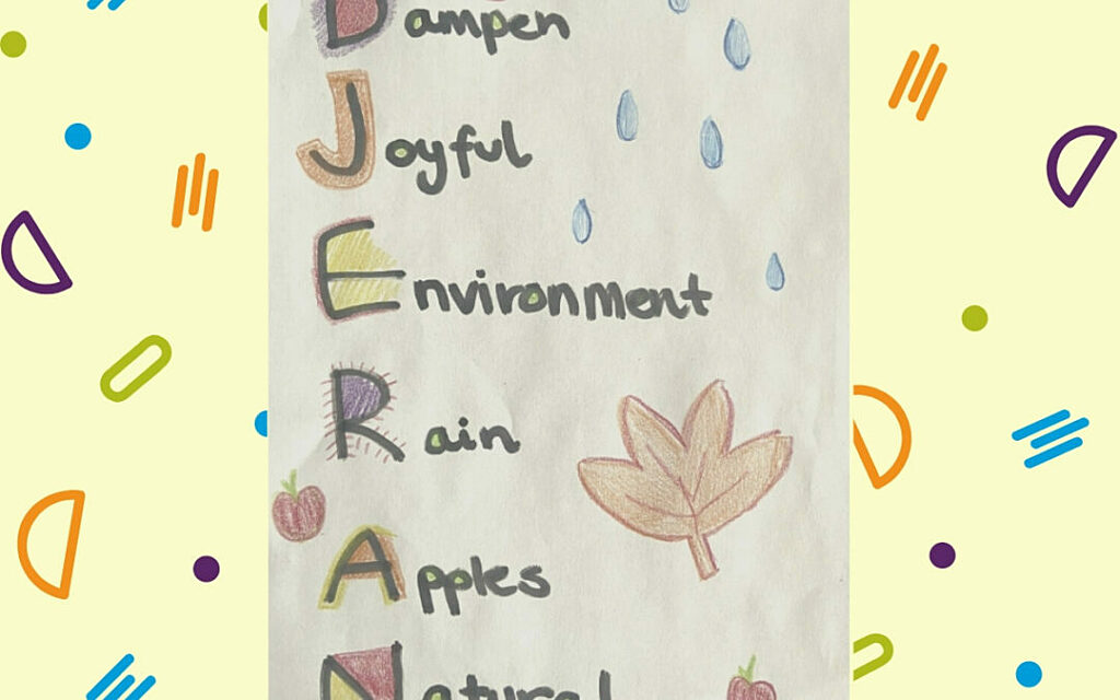 Activity 7 Acrostic Poems - AWESOME Arts