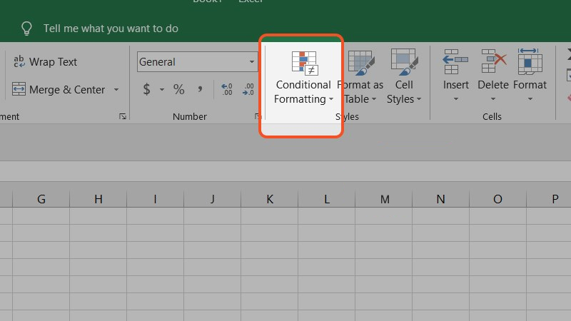 Conditional Formatting