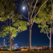 Finalist 2015 - 'Full moon, blue hour' by Ben Reynolds