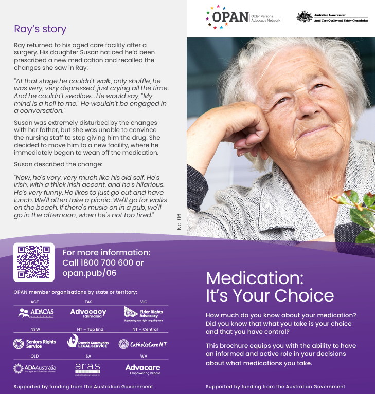Medication choice pamphlet