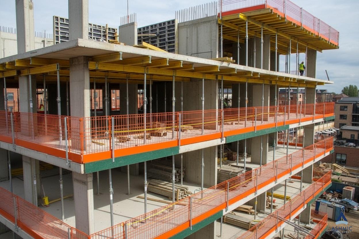 Construction safety equipment including temporary safety fencing, construction barriers and site protection systems for workplace safety compliance