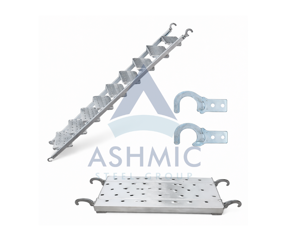 Hook Step Ladder with anti-skid surface and self-locking safety hooks