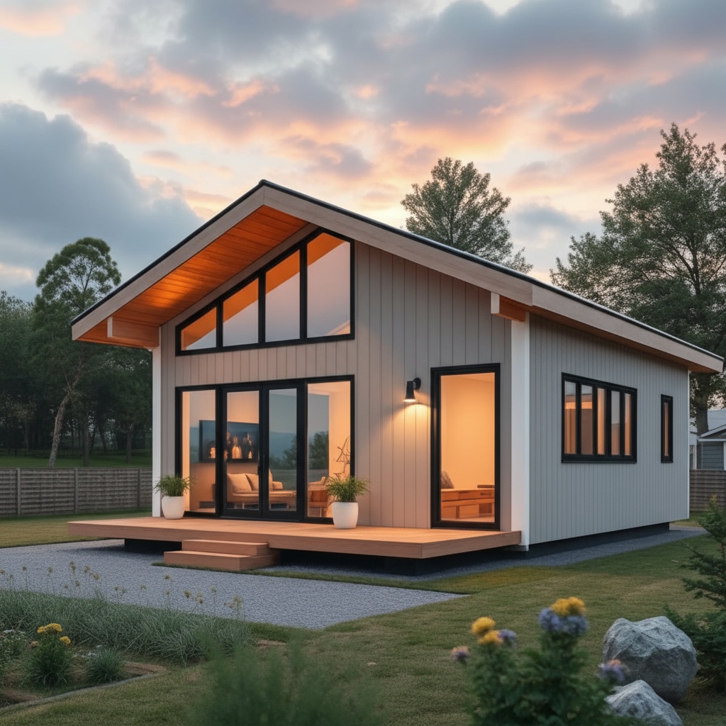 Quality prefab house construction - anti-corrosion steel frame modular homes Australia