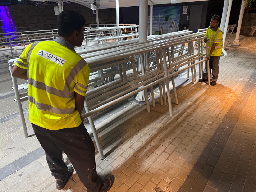 Supply and Installation of Queue Line Barriers – Theme Park Project