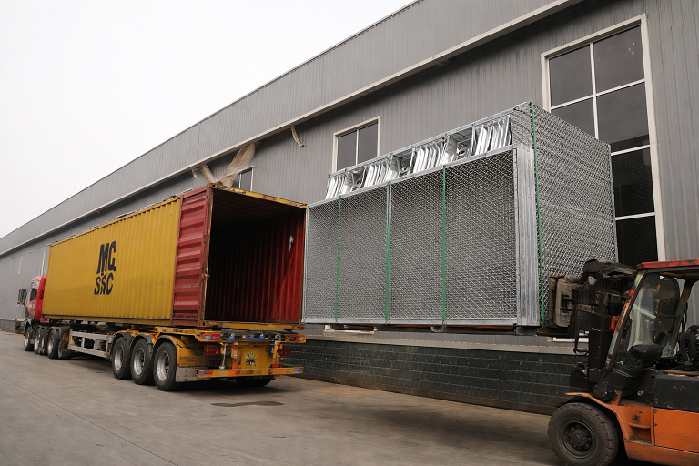 Temporary Chainlink Fence – 6 Container Shipment to the US