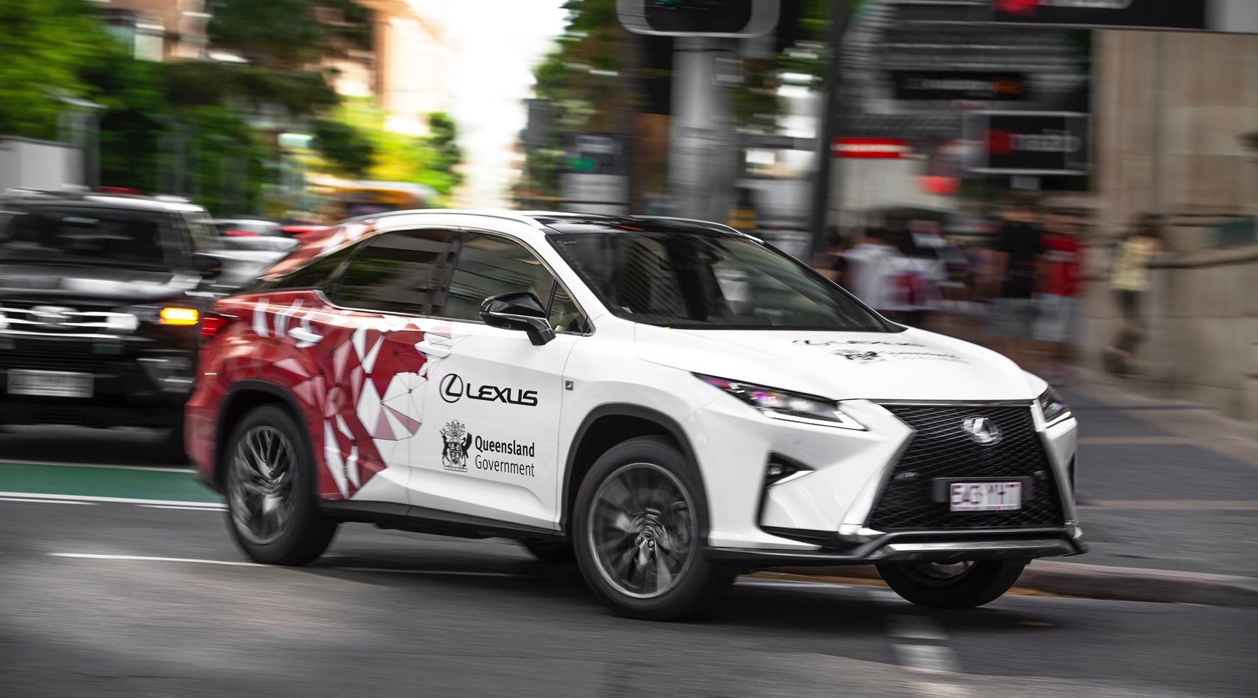 Wrapped Lexus Rx Lexus RX Vehicle Wraps for Special New Technology Trial