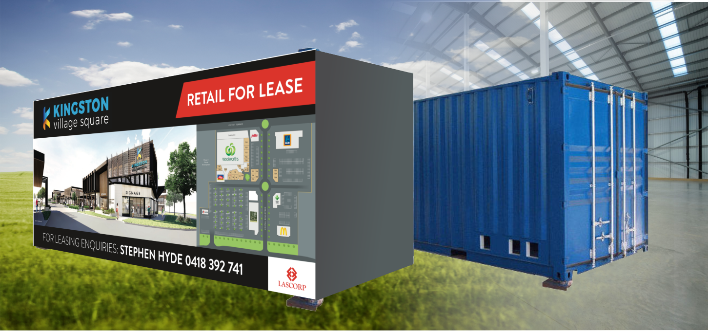Shipping container ads are a quick way to make a big impact