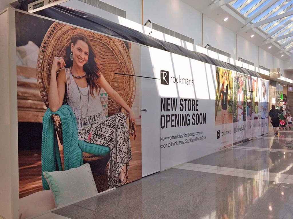 Cluttered Store Ad Example A guide to advertising solutions: banners, signage, hoarding