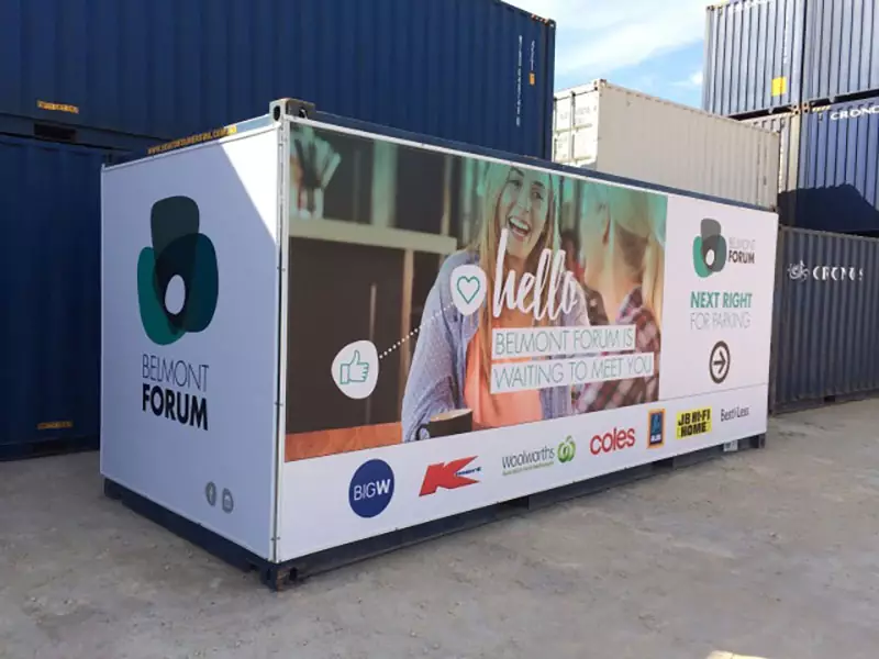 Shipping Container Advertising Signage – Banner Skins – Bay Media