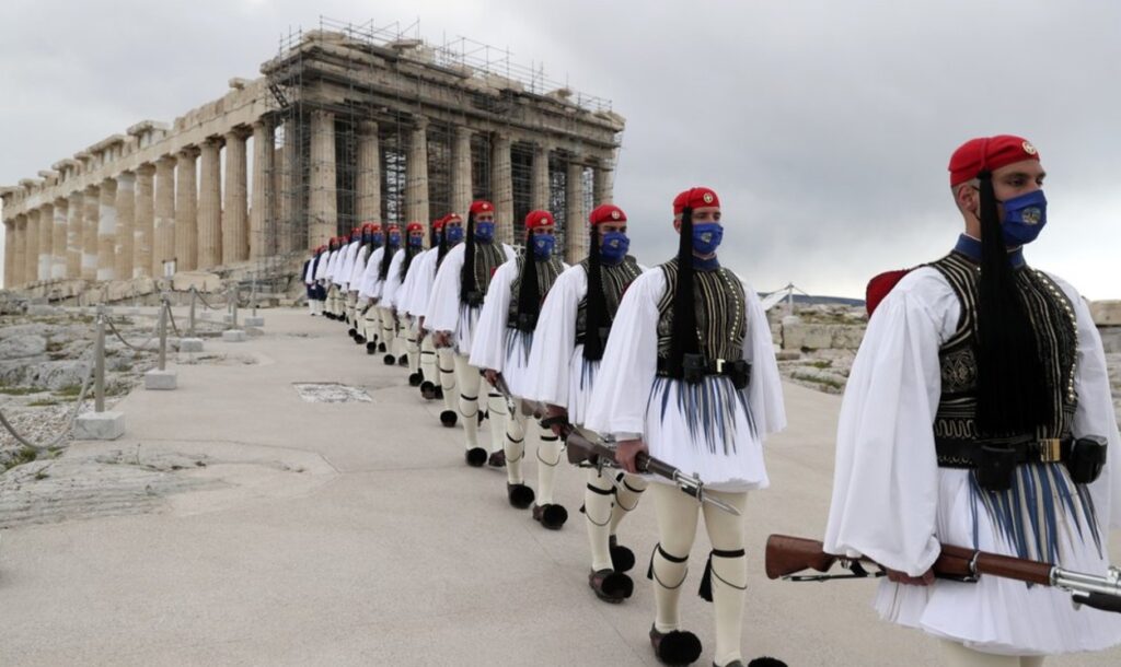 Military parade in Athens honours Greece's Independence Day heroes