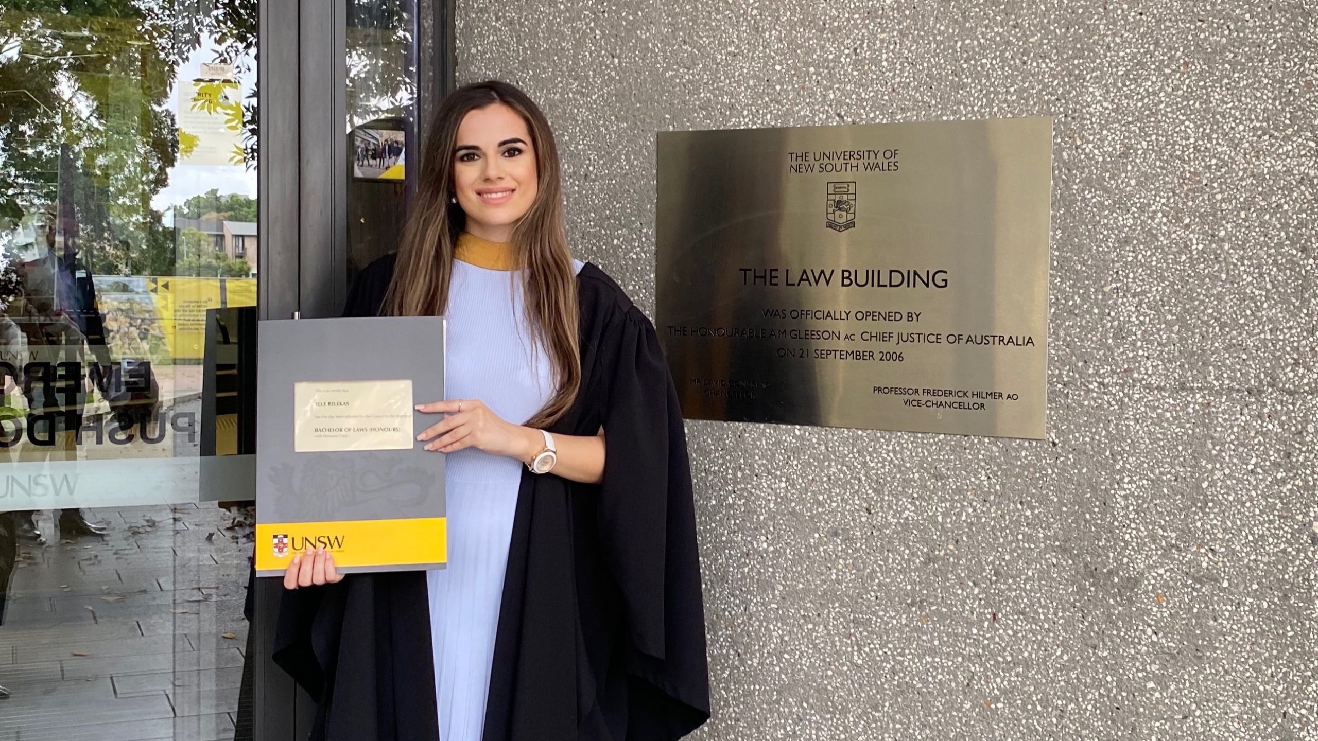 Youthful attorney Elle Belekas named finalist in the Law Culture of NSW Awards