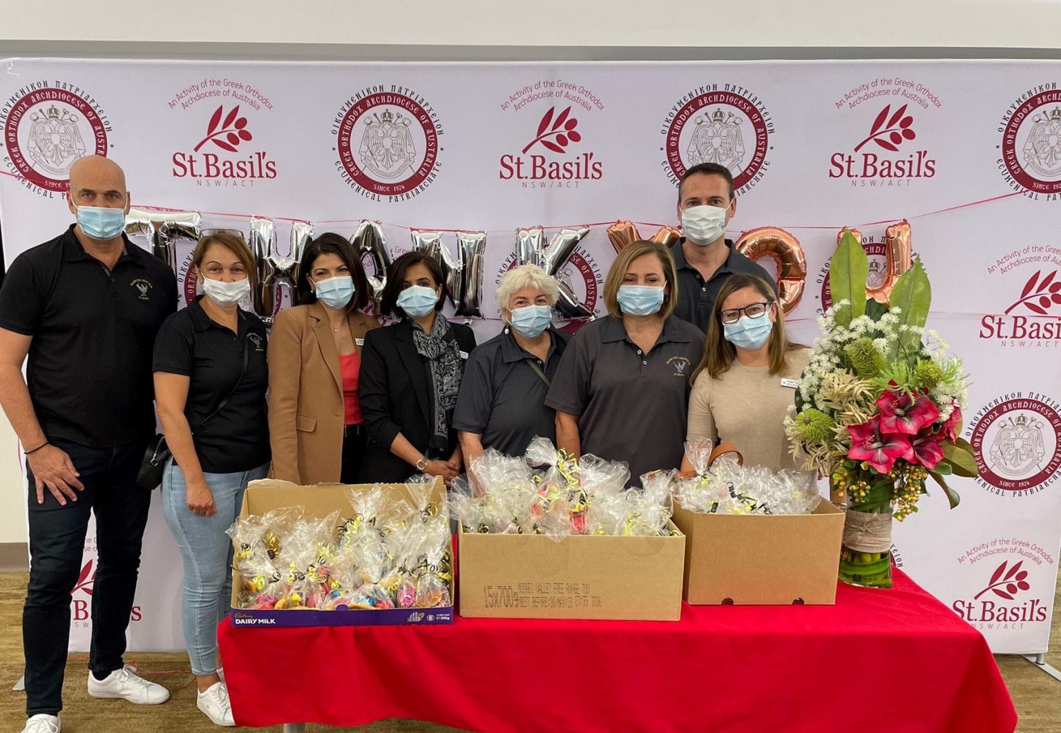 Panagia Soumela delivers Easter treats to elderly in St Basil's Lakemba