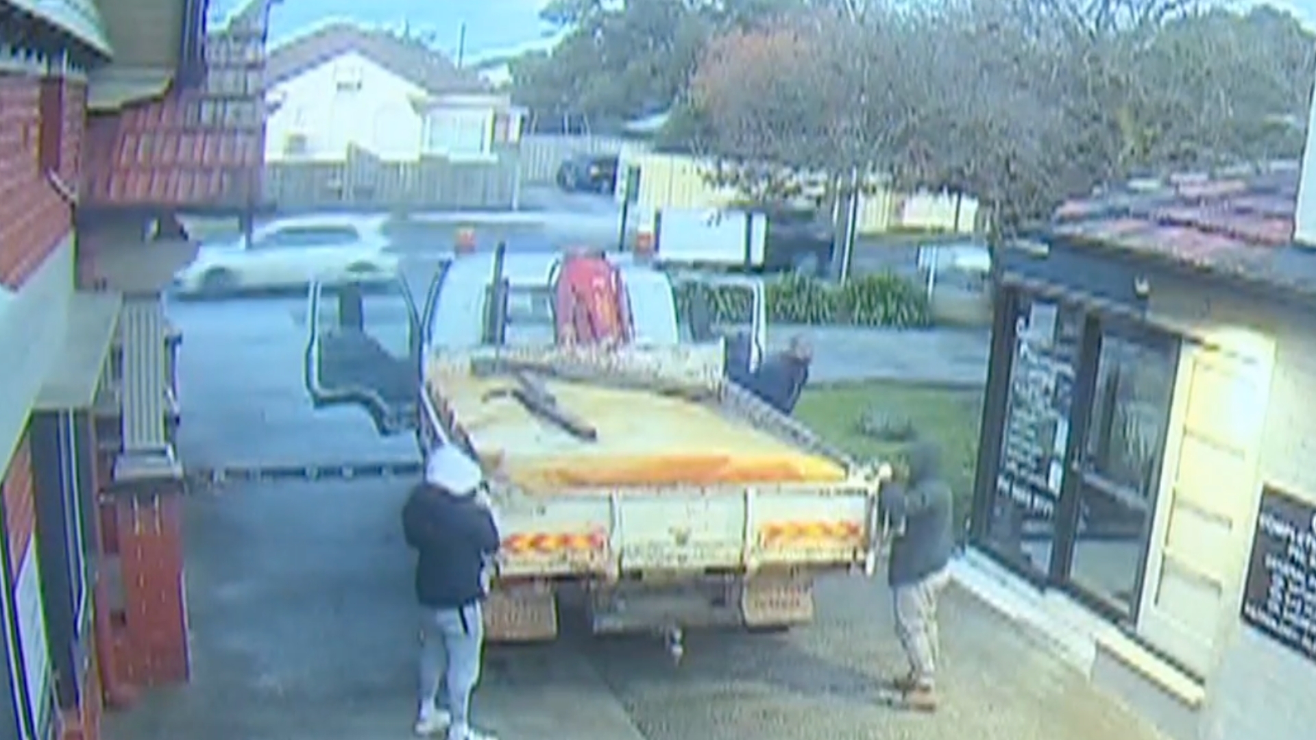 truck dumps aspestos in melbourne medicial clinic driveway Greek Herald