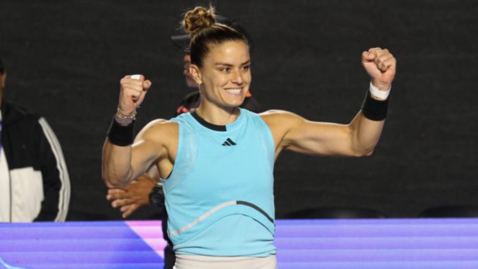 Maria Sakkari beat Australian Storm Hunter at the Guadalajara Open Akron in Mexico. Photo: Esto.