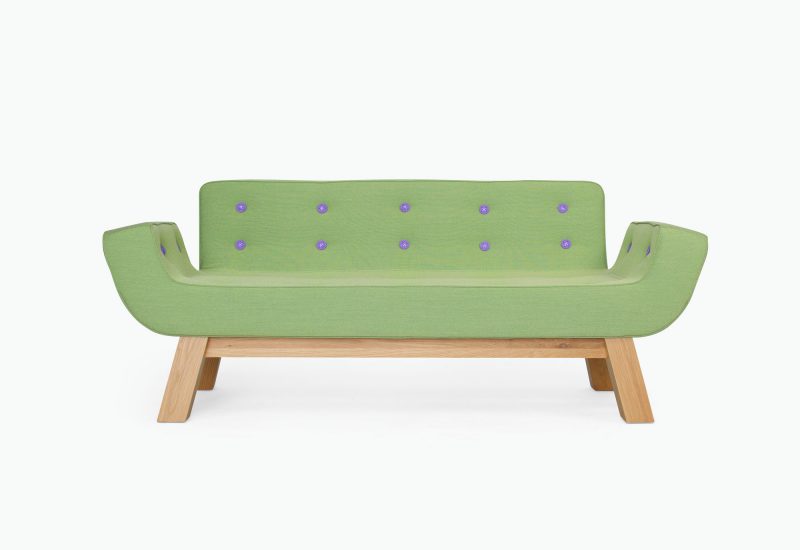 Yellow Diva MS2 sofa buttoned