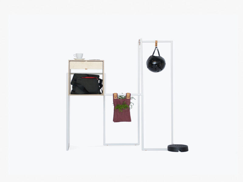 Yellow Diva Hang 5 box shelf modular storage