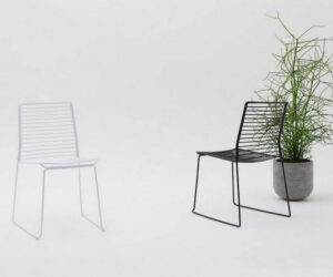 Silhouette Chair White & Black
