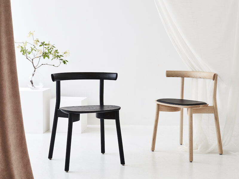 Torii chair - ASH Natural & ASH Stained Dessein