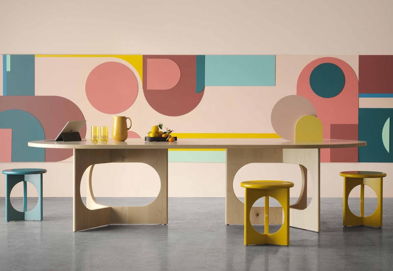 Brad Nicholls design studio Victoria Archie dining table design