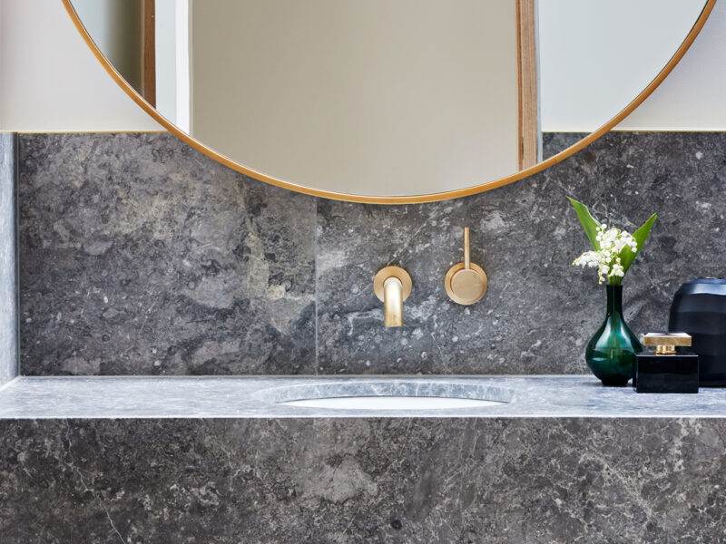 Brushed Brass Organic Brodware