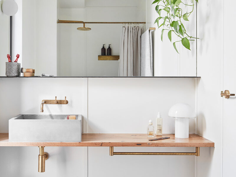 Rumbled Brass Organic Brodware
