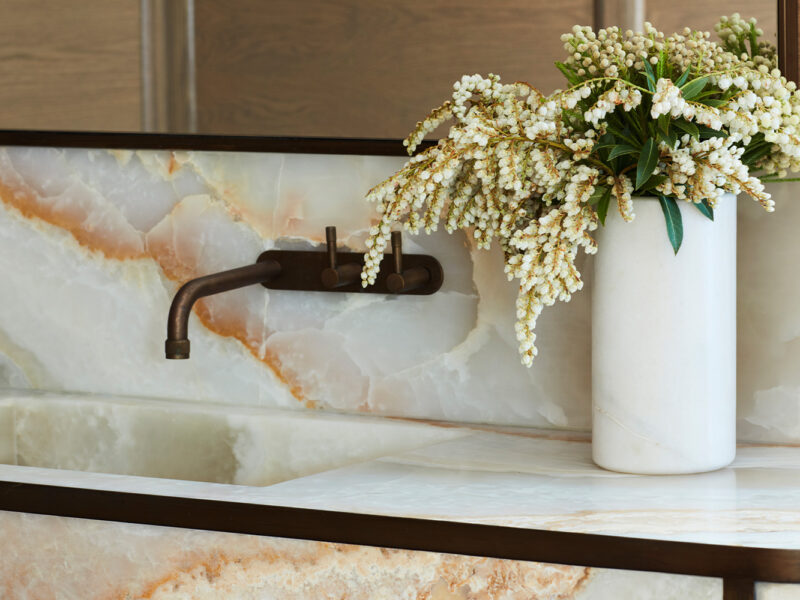 Weathered Brass Organic Brodware