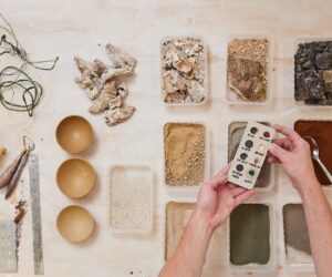 Unearthed artist Jack Balfour in his studio. Photographer: Henry Trumble.