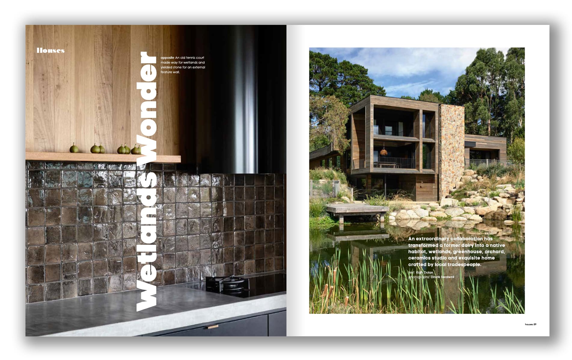 green magazine issue 88 - house - wetlands wonder