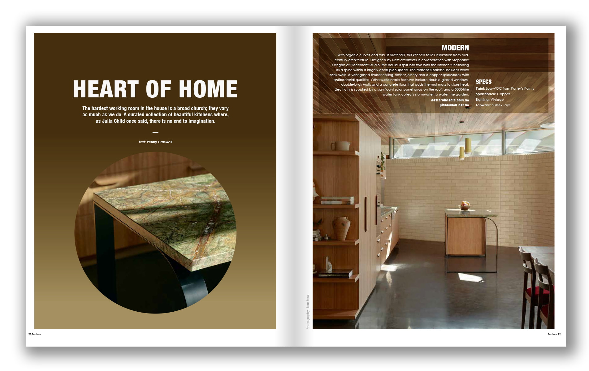 green magazine issue 89 - feature - heart of home