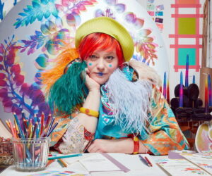 Portrait of designer Bethan Laura Wood, recipient of the 2023 MECCA x NGV Women in Design Commission. Photo: Mark Cocksedge
