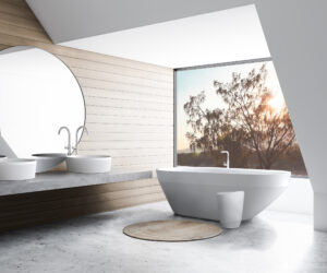 Sól Bath and Basins in Diamond White