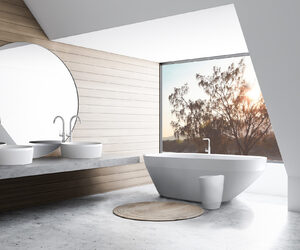 Sól Bath and Basins in Diamond White