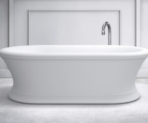 Emerald Bath in Diamond White