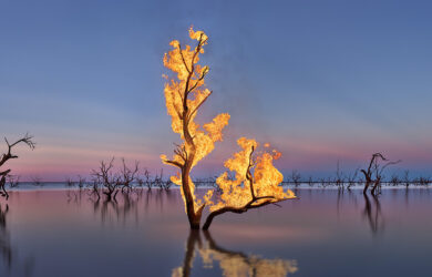 BLAZE #9, Lake Pamamaroo, Menindee Arc One