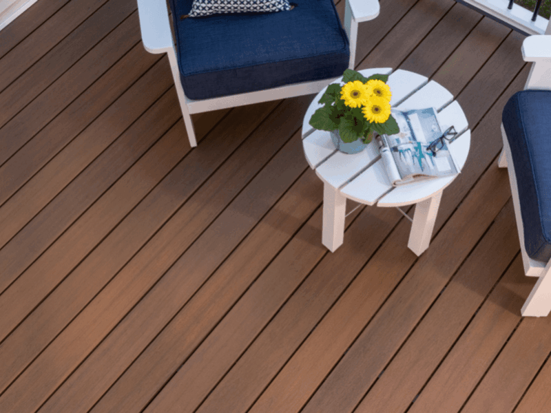 Spotted Gum Capped Composite Decking
