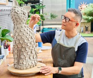 Vipoo Srivilasa in his studio. Photo: Matthew Stanton