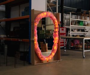 Dean Toepfer, Ombré Mirror at Mixed Goods Studios. © Dean Toepfer. Courtesy of Useful Objects, Melbourne.
