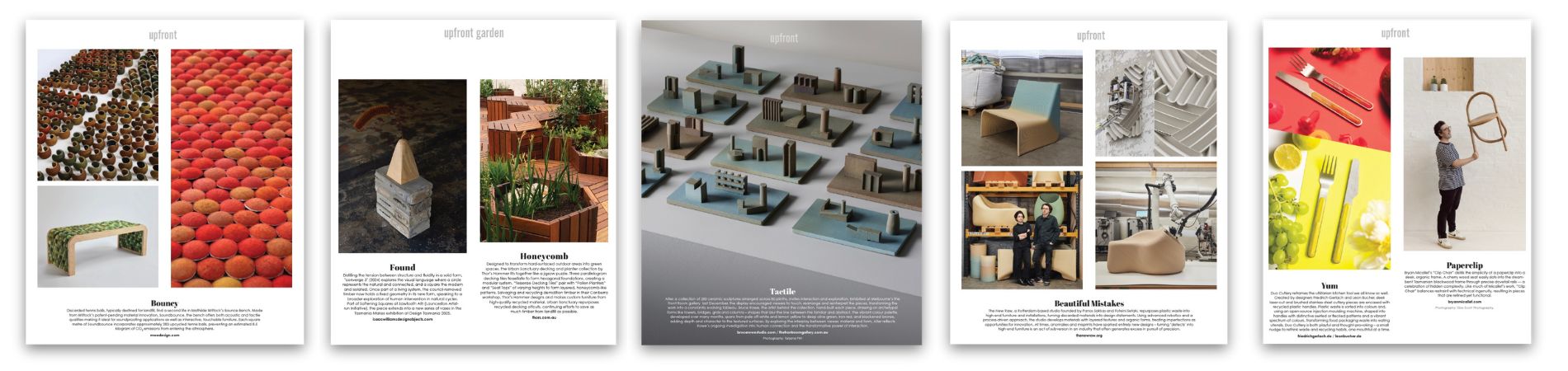 green magazine issue 102 - UPFRONT mockup
