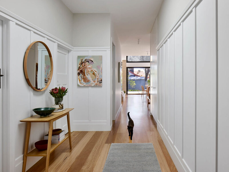californian bungalow hallway renovation