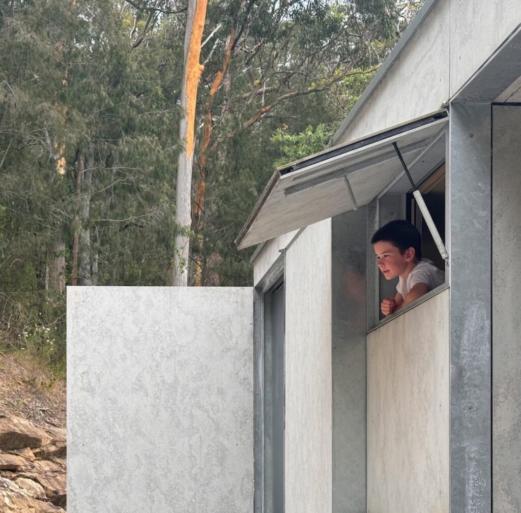 Exterior openings oriented for sun penetration and air circulation, photographed for issue 106.