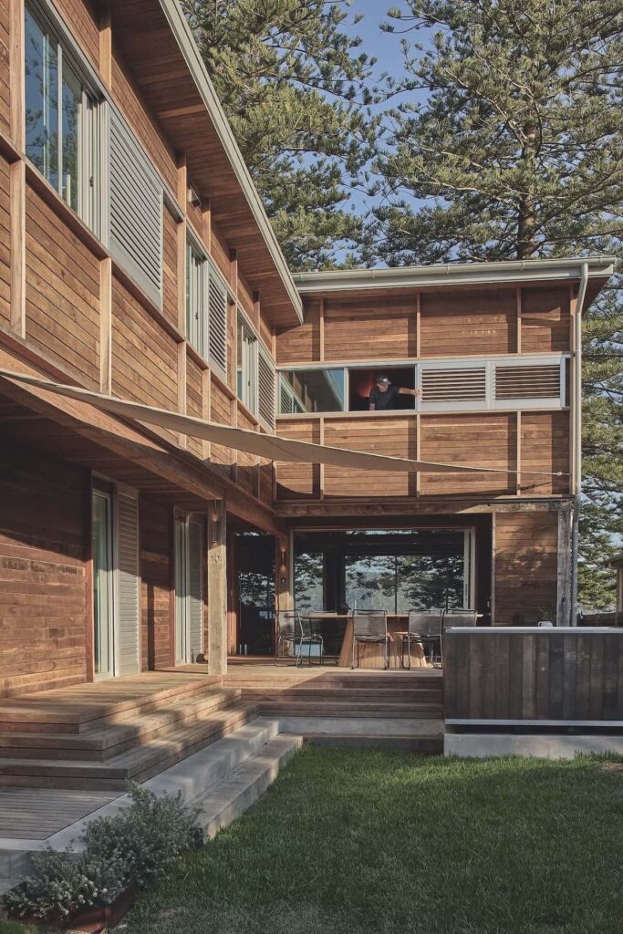 The entire home is, in essence, a timber box, wrapped inside and out in the hardy material, photographed for issue 107: Weather Withall by Zella Casey Brown.