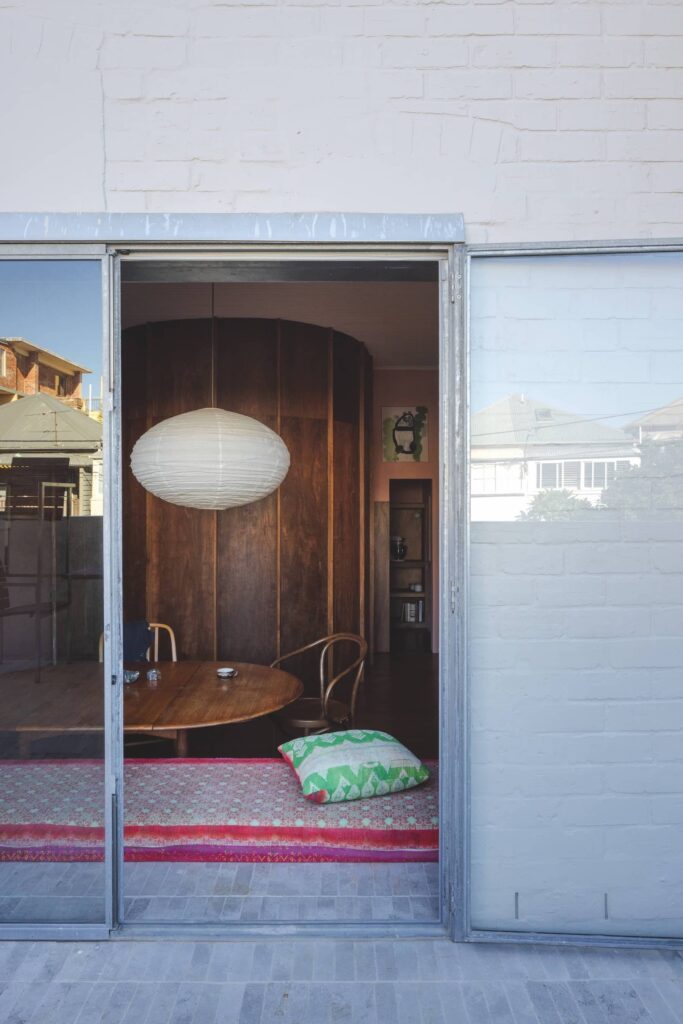 Living room opening out at Fort House, photographed for issue 108: Out Look by Clinton Weaver.