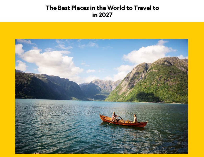 The Best Places in the World to Travel to in 2027
