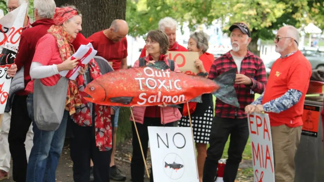 New community group Protect our WaterWays presents a petition to Tasmanian Parliament with close to 1400 signatures from residents around the Dodges Ferry and Carlton region. Picture: Elise Kaine