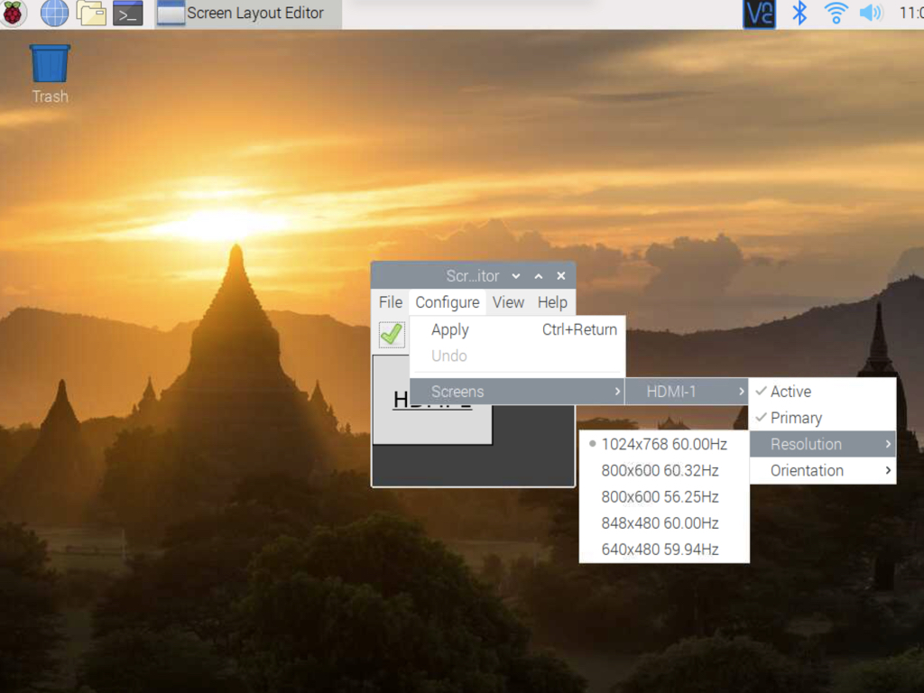 Screen Configuration