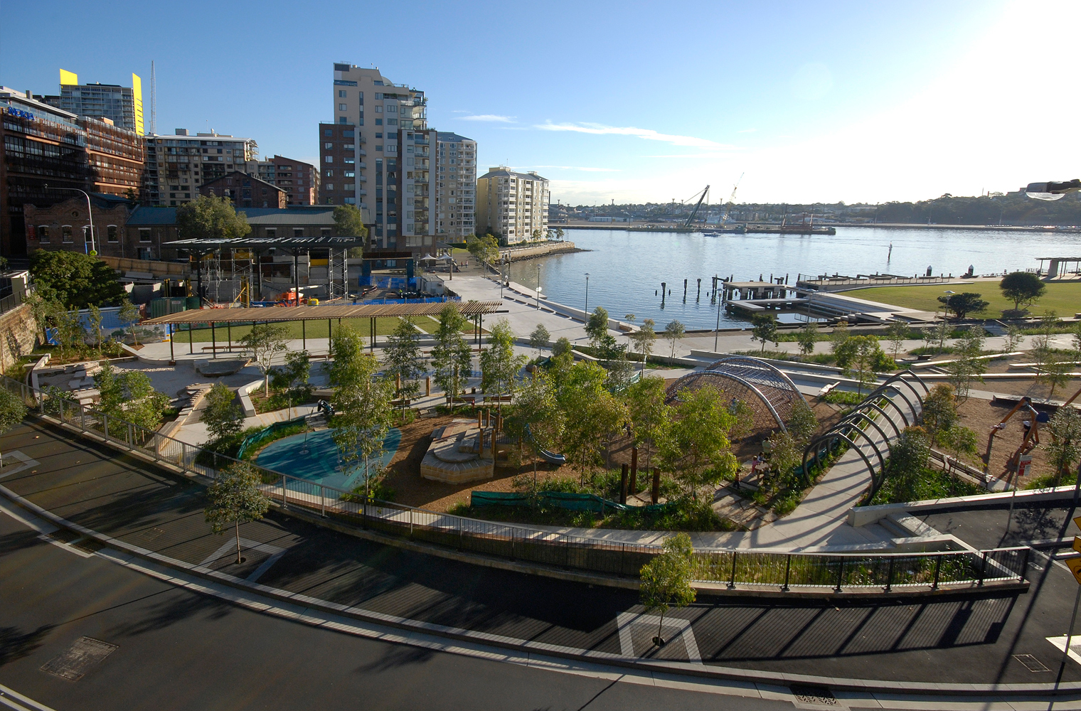 The completed park in 2009. (Paul Patterson / City of Sydney)