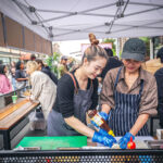 A Sydney Road Brunswick business selling food at the 2024 Sydney Road Street Party.