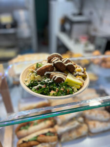 Falafel bowl from Kevabs on Sydney Road Brunswick